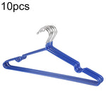 10 pièces étendoir à vêtements antidérapant sans trace en acier inoxydable PVC pour usage domestique