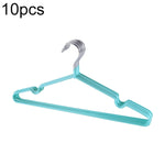 10 pièces étendoir à vêtements antidérapant sans trace en acier inoxydable PVC pour usage domestique