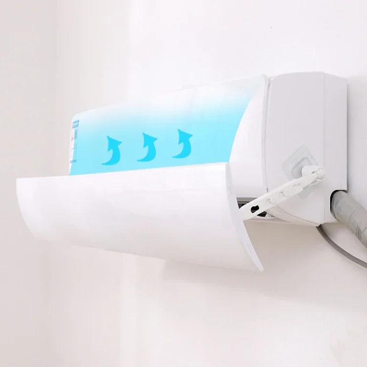 Déflecteur de vent pour climatisation, capot mural pour chambre, pare-brise universel anti-courant d'air direct pour bébé, déflecteur de vent pour climatisation