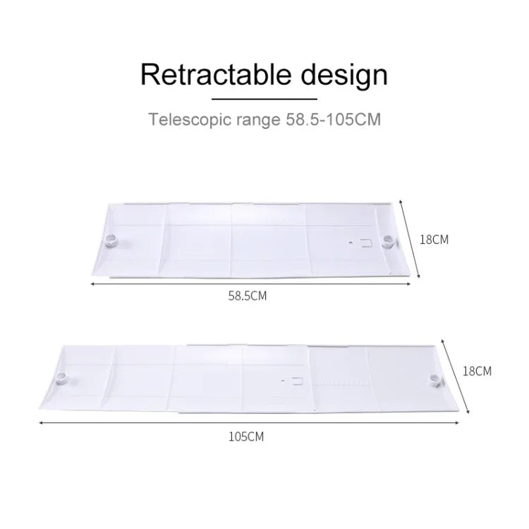 Déflecteur de vent pour climatisation, capot mural pour chambre, pare-brise universel anti-courant d'air direct pour bébé, déflecteur de vent pour climatisation
