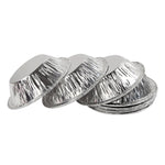 Lot de 100 Moules à Tartelettes en Aluminium, Dimensions : 7,5 x 4 x 2 cm