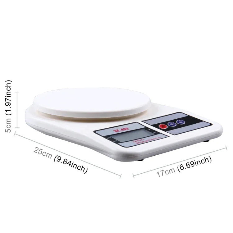 Balance de cuisine électronique numérique portable haute précision 1g, Capacité maximale 1kg, 1kg / 1g