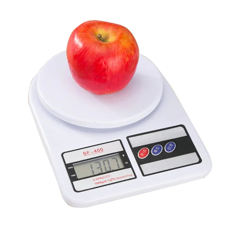 Balance de cuisine électronique numérique portable haute précision 1g, Capacité maximale 1kg, 1kg / 1g