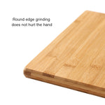 Bloc à découper rectangulaire en bambou épaissi pour cuisine, Dimensions : 32 cm x 22 cm