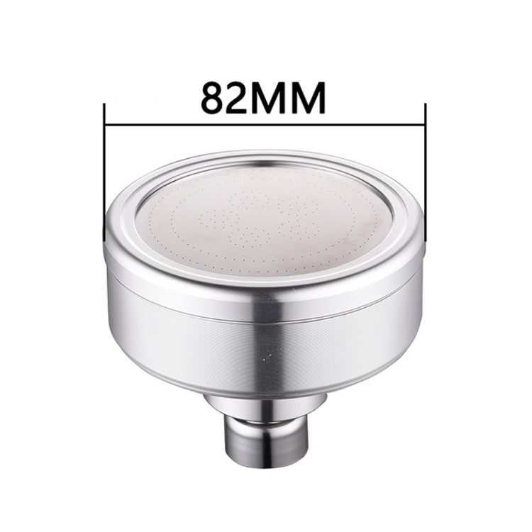 Pommeau de douche supérieur pressurisé rond en aluminium spatial, amovible et lavable, taille : 82 mm, motif A