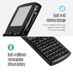 Calculatrice e-book anti-regard avec écran 2,4 pouces, support enregistrement sonore / radio / lecture musique et vidéo, calculatrice scientifique anti-regard