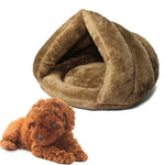 Niche triangulaire pour chat, chaude et épaisse, de style yourte mongole, pour chiens et chats, taille : M, 40 × 40 × 30 cm, taille : M