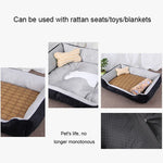 Couverture pour chien ou chat, motif os, grande, douce et chaude, pour chenil, Taille : XXS, 45×30×15cm, Taille : XXS