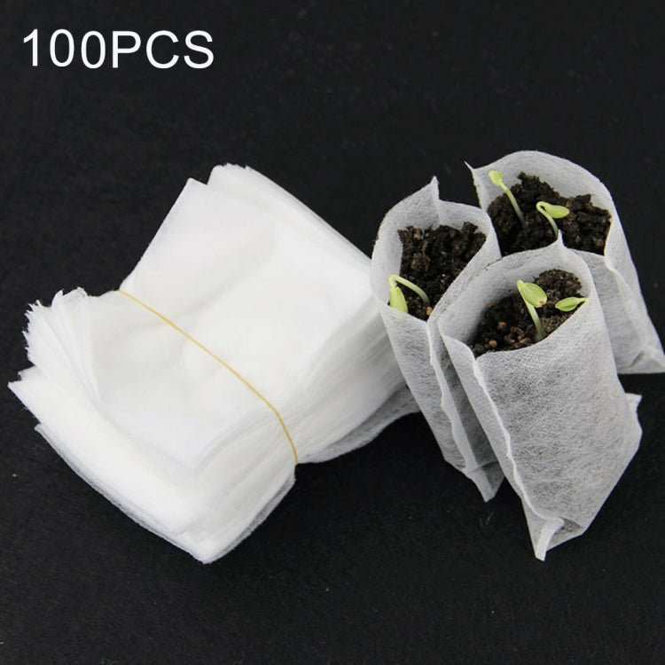 100pcs/Paquet Pots de Pépinière Sacs pour Élevage de Semis Sacs Non Tissés Écologiques, 1000 PCS Sacs de Pépinière