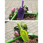 Pelle Cuillère en Plastique pour Terre Cuillères à Thé Pelle en Plastique Outils de Jardin Pelle Seau Culture en Pot Cylindre Mini Plante Succulente Pelle à Terre, Livraison Couleur Aléatoire, Pelle Cuillère en Plastique pour Terre