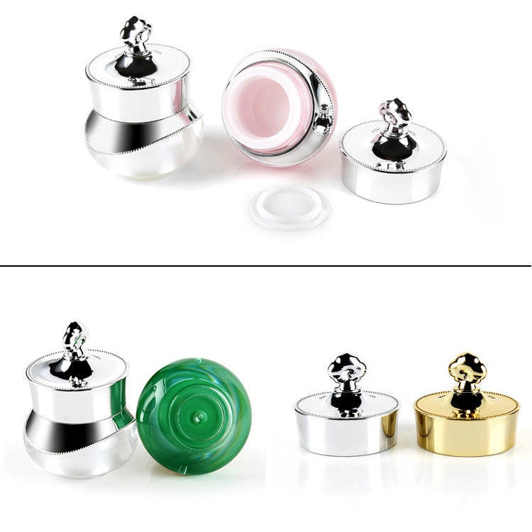 Récipients de voyage en acrylique avec couvercles hermétiques, adaptés pour les crèmes visage, mains et corps, 5 ml
