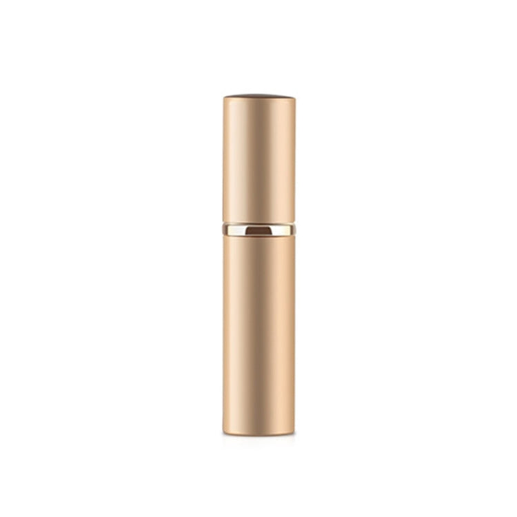 Vaporisateurs de parfum portables mini rechargeables en verre à brume fine avec extérieur métallique, 5 ml