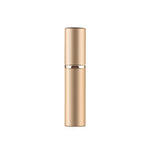 Vaporisateurs de parfum portables mini rechargeables en verre à brume fine avec extérieur métallique, 5 ml