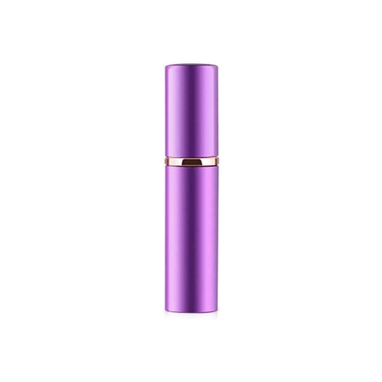 Vaporisateurs de parfum portables mini rechargeables en verre à brume fine avec extérieur métallique, 5 ml