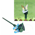 Jouet décoratif papillon colibri rotatif électrique solaire simulation de vol papillon, jouet drôle pour jardinage et décoration pastorale, papillon 2
