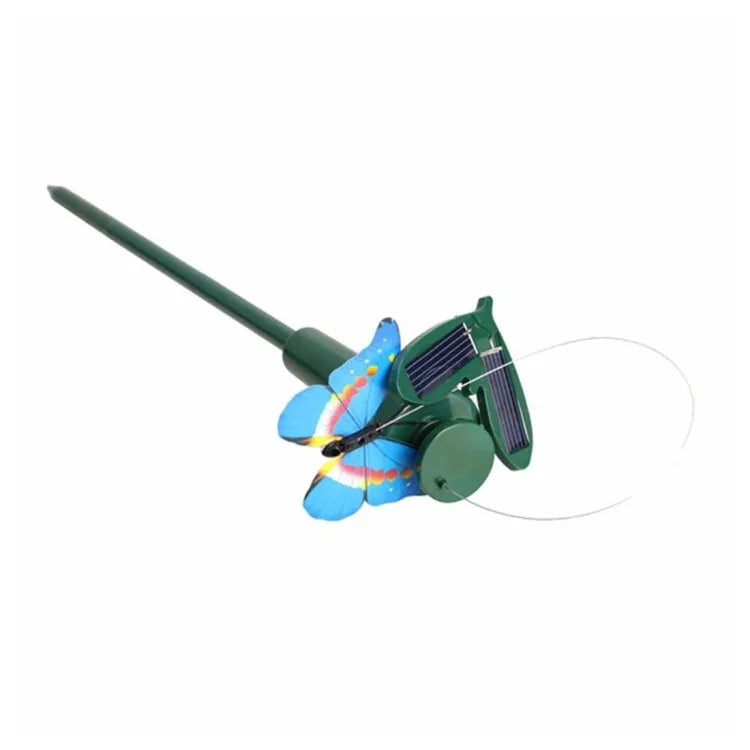 Jouet décoratif papillon colibri rotatif électrique solaire simulation de vol papillon, jouet drôle pour jardinage et décoration pastorale, papillon 2