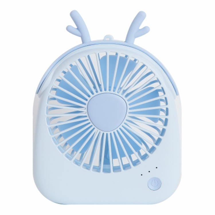 WT-F14 Mini ventilateur portable en forme de lapin 1200 mAh avec 3 niveaux de vitesse