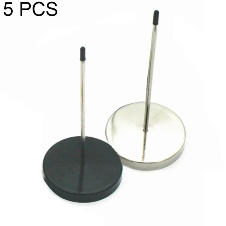 Lot de 5 aiguilles à empaler en acier inoxydable pour factures, documents, notes, accessoires de rangement pour bureau, maison, hôtel, cuisine, livraison de couleur aléatoire, aiguille à empaler