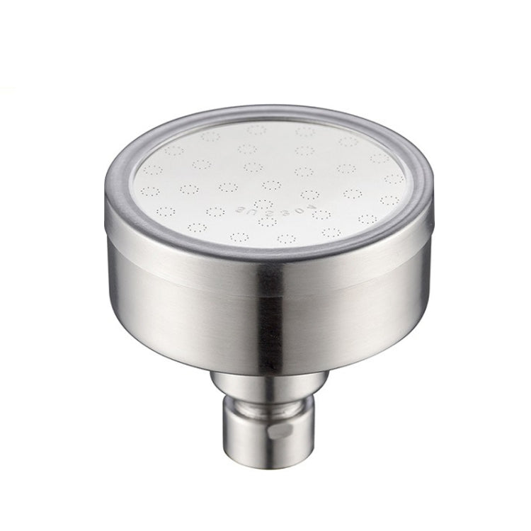 Pomme de douche ronde à jet supérieur sous pression en acier inoxydable 304, amovible et lavable, taille : 80 mm, modèle C