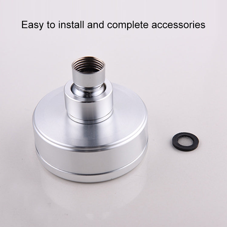 Pommeau de douche supérieur rond pressurisé en acier inoxydable 304 amovible et lavable, taille : 118 mm, motif D