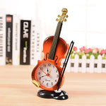 Réveil électronique original multifonction Violon avec porte-stylo