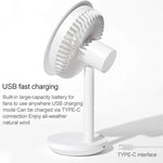Original Xiaomi Youpin SOLOVE USB Ventilateur de bureau électrique rechargeable, mini ventilateur pour bureau, dortoir avec 3 vitesses, SOLOVE