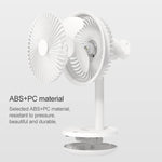 Original Xiaomi Youpin SOLOVE USB Ventilateur de bureau électrique rechargeable, mini ventilateur pour bureau, dortoir avec 3 vitesses, SOLOVE