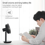 Original Xiaomi Youpin SOLOVE USB Ventilateur de bureau électrique rechargeable, mini ventilateur pour bureau, dortoir avec 3 vitesses, SOLOVE