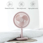 Original Xiaomi Youpin SOLOVE USB Ventilateur de bureau électrique rechargeable, mini ventilateur pour bureau, dortoir avec 3 vitesses, SOLOVE