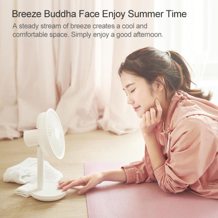 Original Xiaomi Youpin SOLOVE USB Ventilateur de bureau électrique rechargeable, mini ventilateur pour bureau, dortoir avec 3 vitesses, SOLOVE