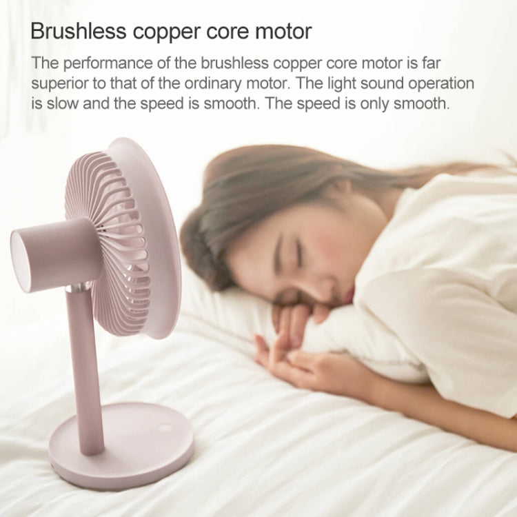 Original Xiaomi Youpin SOLOVE USB Ventilateur de bureau électrique rechargeable, mini ventilateur pour bureau, dortoir avec 3 vitesses, SOLOVE