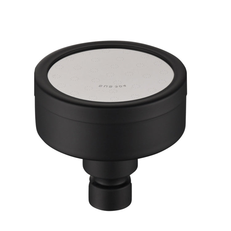 Pommeau de douche rond surpresseur à jet supérieur en acier inoxydable 304, amovible et lavable, taille : 80 mm, motif G