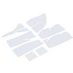 Autocollants muraux en acrylique effet plume style DIY, décoration murale pour maison, taille : 18*73cm, 18*73cm (Argent), 18*73cm (Or)