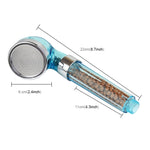 Pommeau de douche PC à ions négatifs, Taille : Petite, Interface : 2cm, Taille : Petite(Bleu), Taille : Petite(Transparent)
