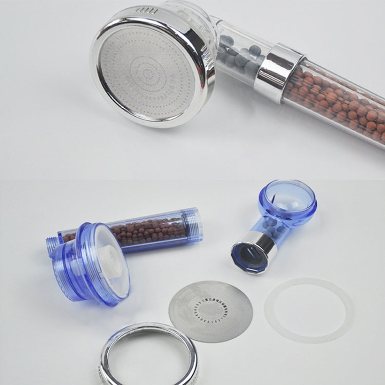 Pommeau de douche PC à ions négatifs, Taille : Petite, Interface : 2cm, Taille : Petite(Bleu), Taille : Petite(Transparent)