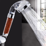 Pommeau de douche PC à ions négatifs, Taille : Petite, Interface : 2cm, Taille : Petite(Bleu), Taille : Petite(Transparent)