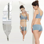 Autocollants muraux miroir acrylique style plume DIY Décoration murale pour maison, taille : 30*120cm, 30*120cm (Argent), 30*120cm (Or)