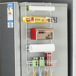 Étagère de Rangement Multicouche pour Réfrigérateur, Support Mural Latéral, Organisateur de Cuisine Multifonctionnel, Ménager, Taille : 25 x 9,5 x 62 cm, 25 x 9,5 x 62 cm