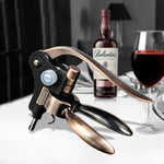 Ouvre-bouteille en forme de lapin rétro en alliage de zinc + ABS, tire-bouchon pour bouteille de vin de Porto, taille : 18 x 14,5 x 4,7 cm, alliage de zinc
