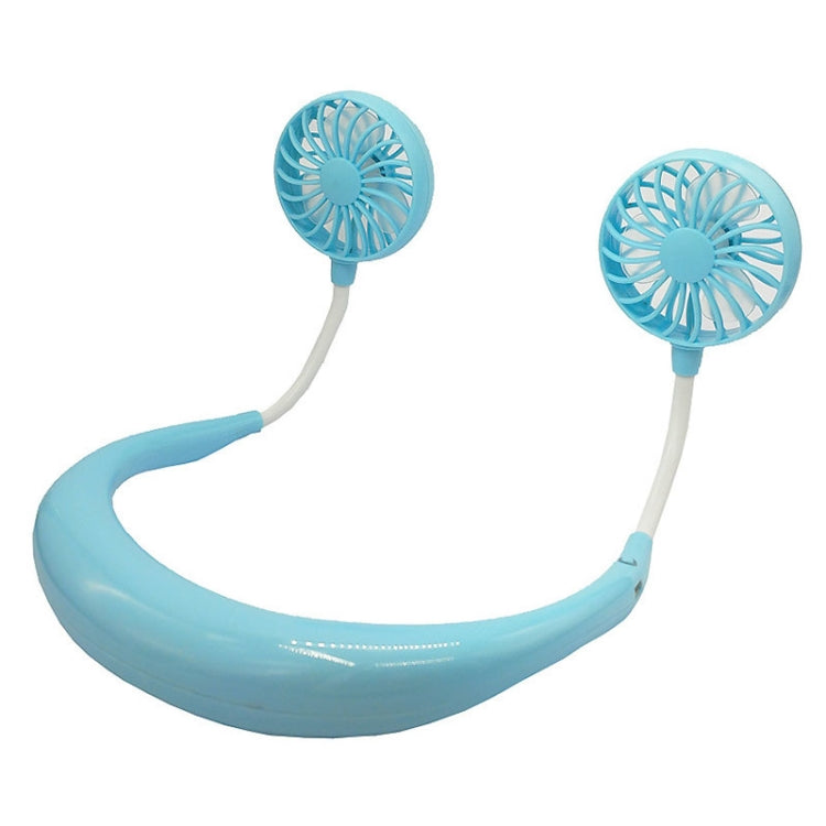 Ventilateur de cou portable créatif avec LED, F008 (Noir), F008, F008 (Bleu), F008 (Blanc)