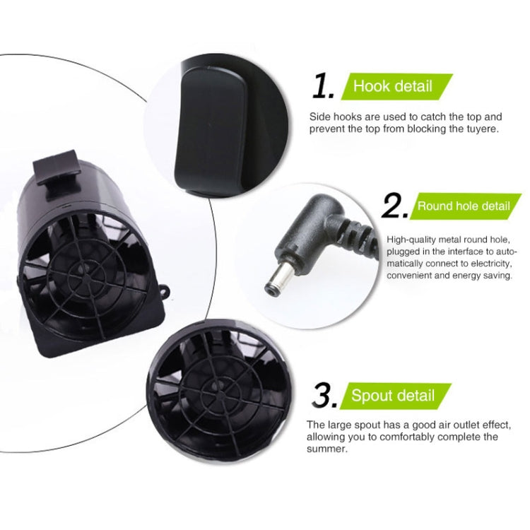 Mini ventilateur de taille portable, ventilateur rafraîchissant, refroidisseur de peau USB