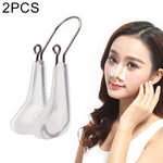 2 Pcs Appareil d'augmentation du pont de nez Beauty Nose Clip Bretelles Nasales Ting, Livraison couleur aléatoire, 2 Pcs