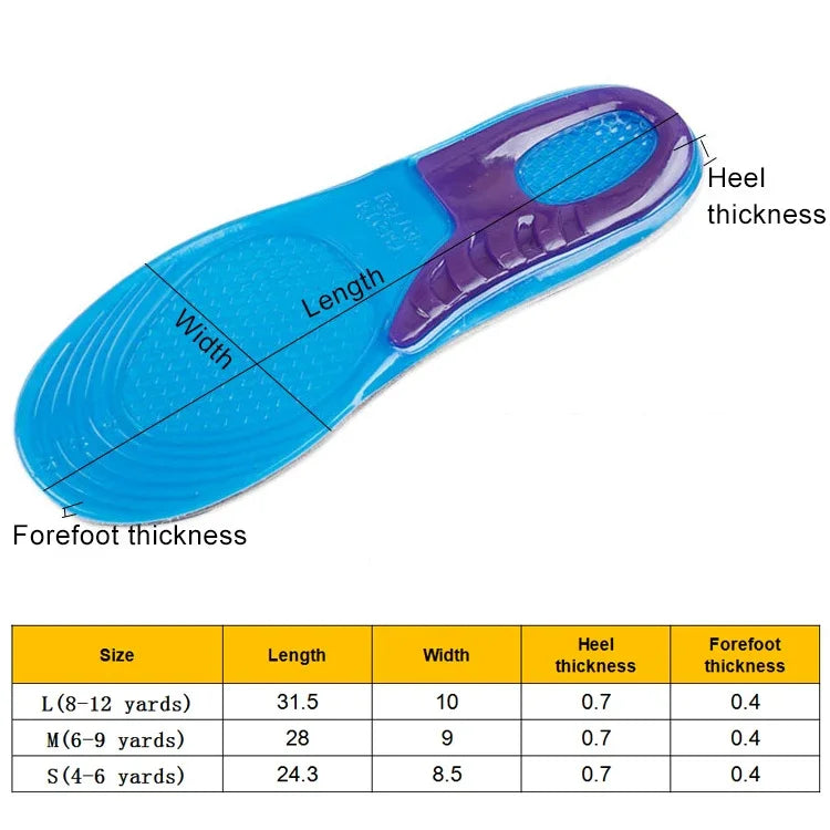 1 paire de semelles de sport résistantes aux chocs pour entraînement militaire, souples et confortables, semelles épaisses extensibles, Taille : S(34-37)
