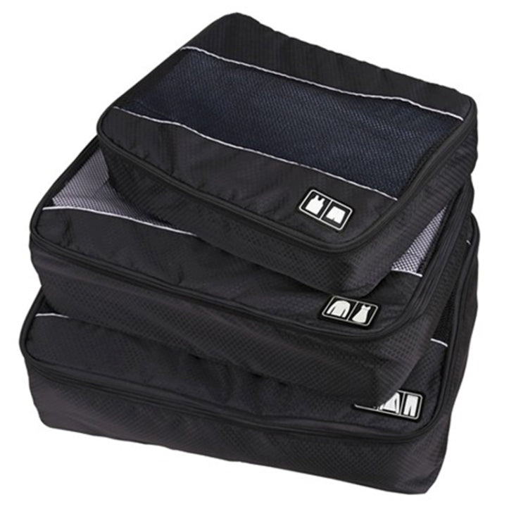 3 Pièces/Ensembles Sac de rangement multifonctionnel en polyester 210D imperméable pour vêtements de voyage et sous-vêtements, texture football