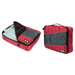 3 Pièces/Ensembles Sac de rangement multifonctionnel en polyester 210D imperméable pour vêtements de voyage et sous-vêtements, texture football