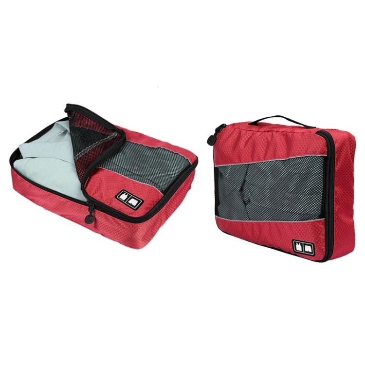 3 Pièces/Ensembles Sac de rangement multifonctionnel en polyester 210D imperméable pour vêtements de voyage et sous-vêtements, texture football