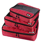 3 Pièces/Ensembles Sac de rangement multifonctionnel en polyester 210D imperméable pour vêtements de voyage et sous-vêtements, texture football