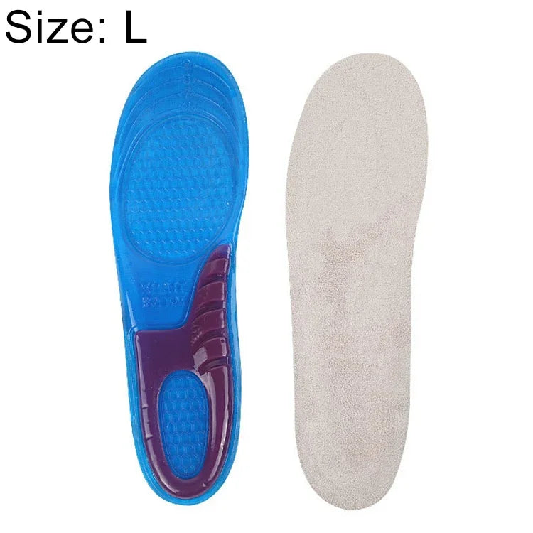 1 paire de semelles de sport résistantes aux chocs pour entraînement militaire, souples et confortables, semelles épaisses extensibles, Taille : L(43-46)