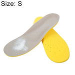 1 paire de semelles de sport en PU respirant, souples, amortissantes, absorbant la transpiration, semelles élastiques, Taille : S(2-5)