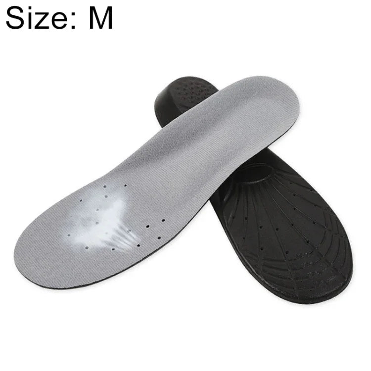 1 paire de semelles de sport en PU respirant, souples, amortissantes, absorbant la transpiration, semelles élastiques, Taille : M(6-9)
